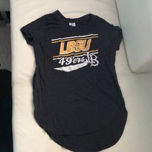 Rivalry Threads grey LBSU T-shirt, size S (4/6)